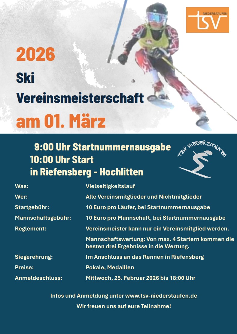Flyer Vereinsmeisterschaft Ski
